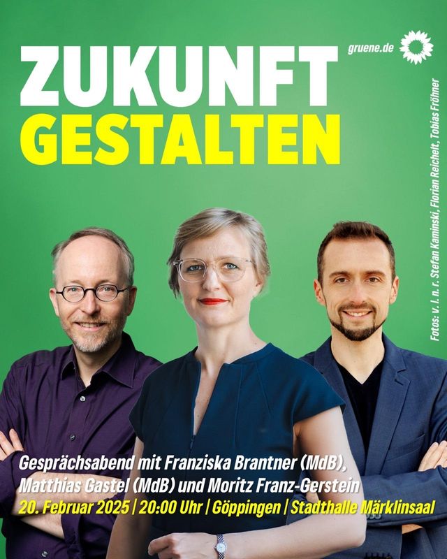 Zukunft Gestalten: Veranstaltung mit Moritz Franz-Gerstein und Matthias Gastel